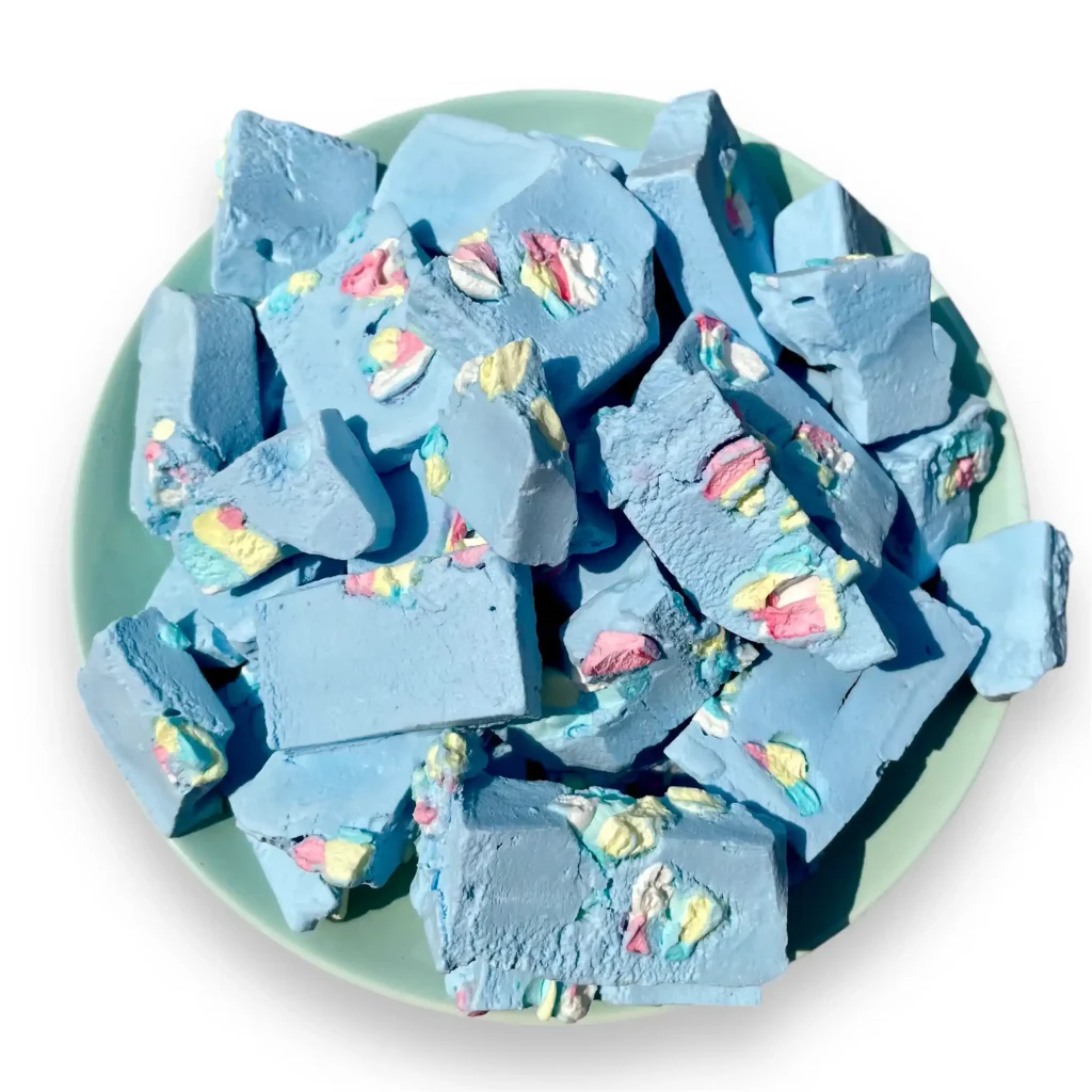 خرید عمده بستنی خشک بلوبری و مارشمالو + قیمت مناسب